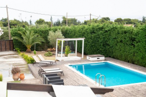 Private Villa Loutraki with Pool, BBQ & View